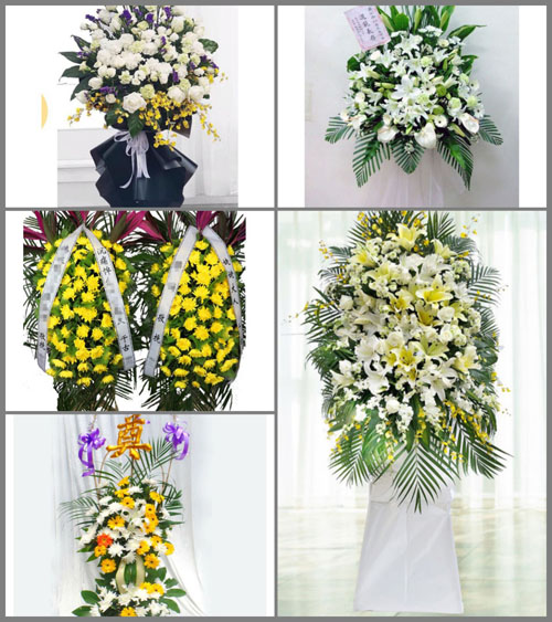 福建福州长乐市猴屿乡浮岐村白事花篮预定