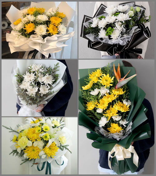 福建福州长乐市猴屿乡浮岐村白事花束代送